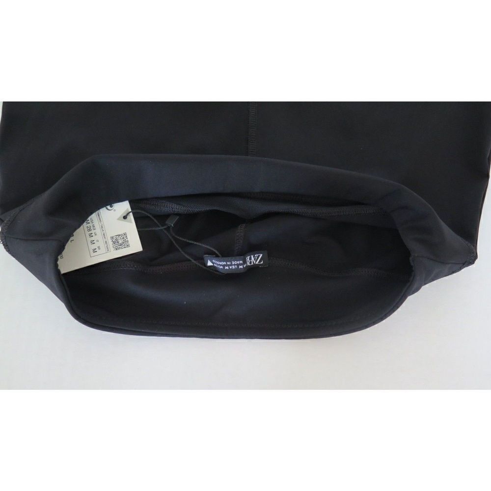 Zara Women's Size Medium Black Combination Leggings - Picture 5 of 12